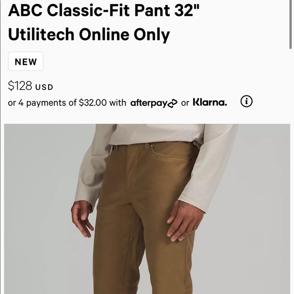 Lululemon Mens ABC Pants - Picture 8 of 8